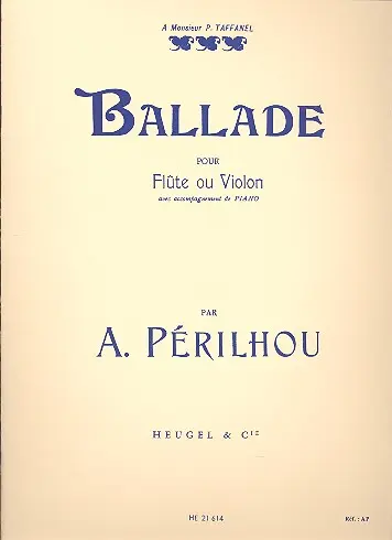 Cover: 9790047216144 | Ballade | Albert Perilhou | Buch | Éditions Alphonse Leduc
