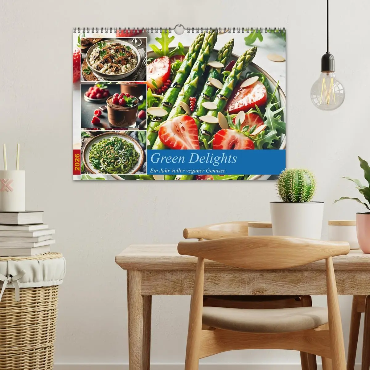 Bild: 9783457256244 | Green Delights - Ein Jahr voller veganer Genüsse (Wandkalender 2026...
