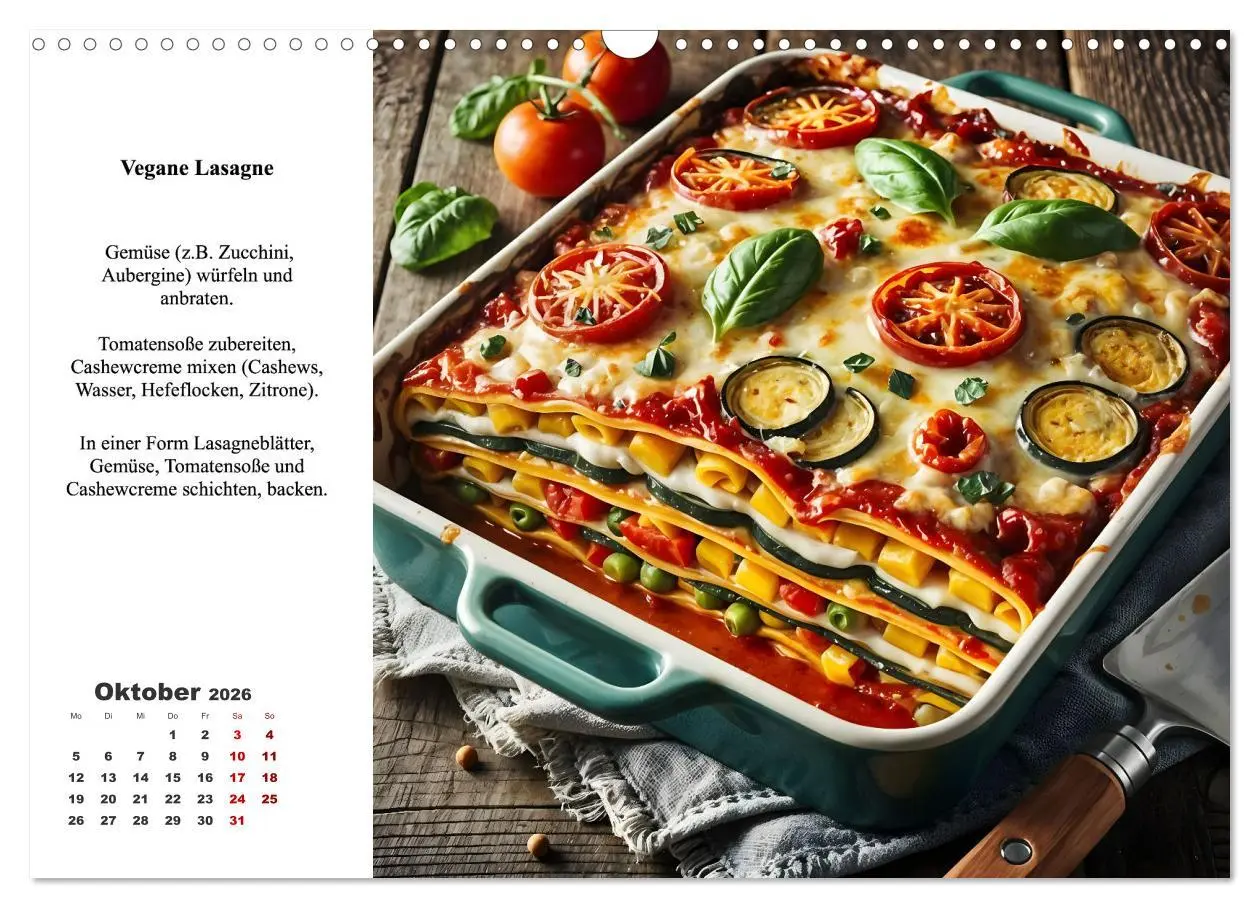 Bild: 9783457256244 | Green Delights - Ein Jahr voller veganer Genüsse (Wandkalender 2026...