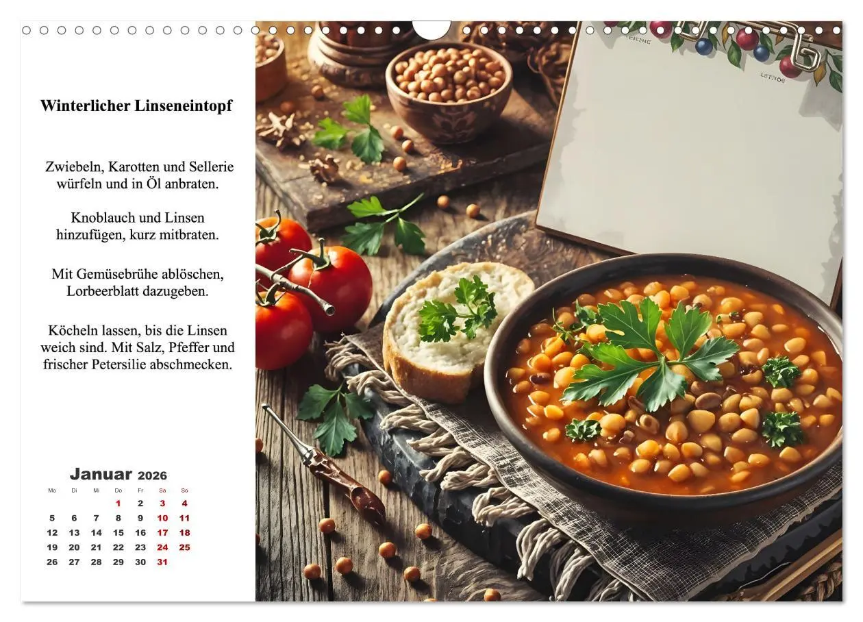 Bild: 9783457256244 | Green Delights - Ein Jahr voller veganer Genüsse (Wandkalender 2026...