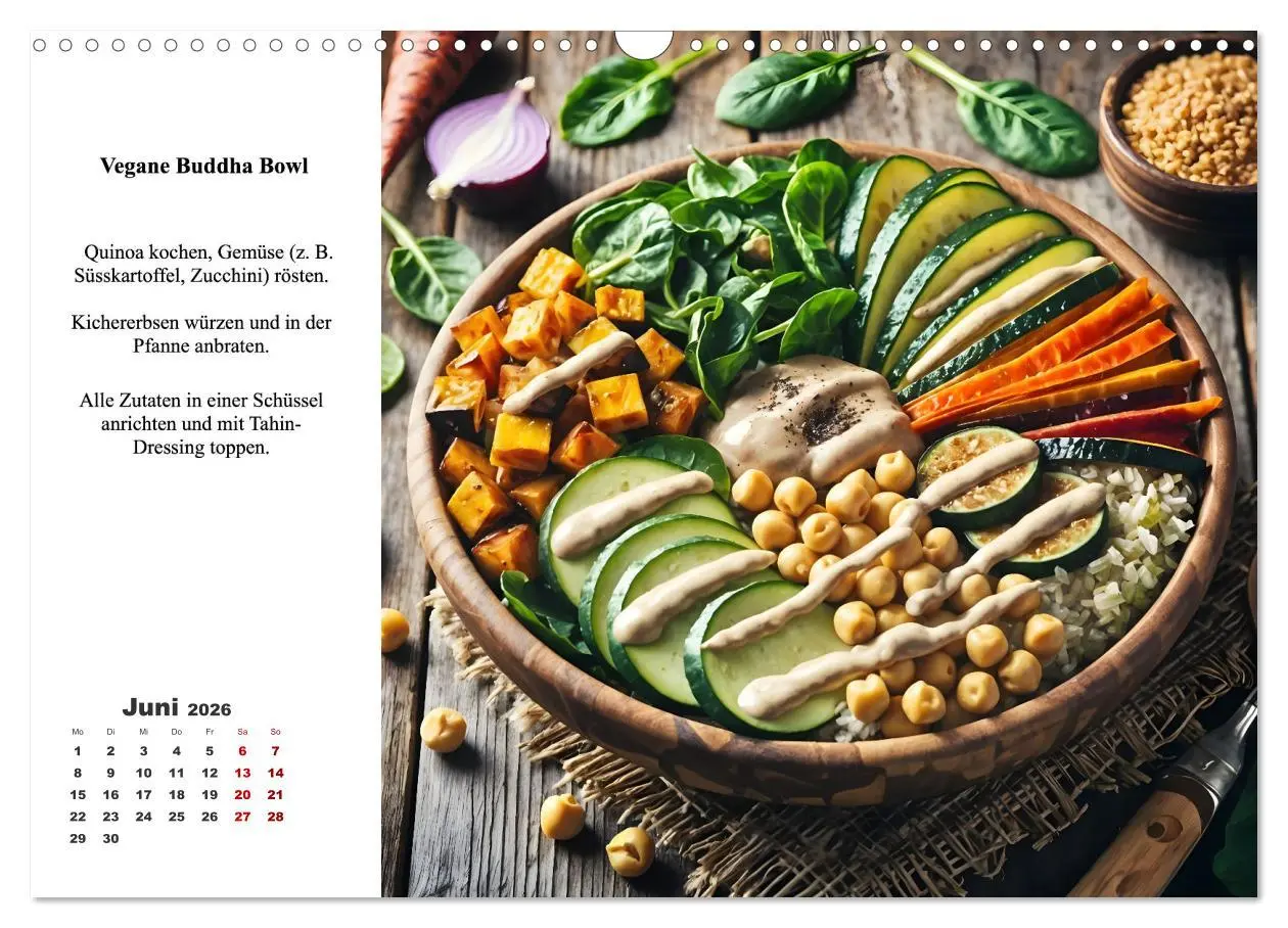 Bild: 9783457256244 | Green Delights - Ein Jahr voller veganer Genüsse (Wandkalender 2026...