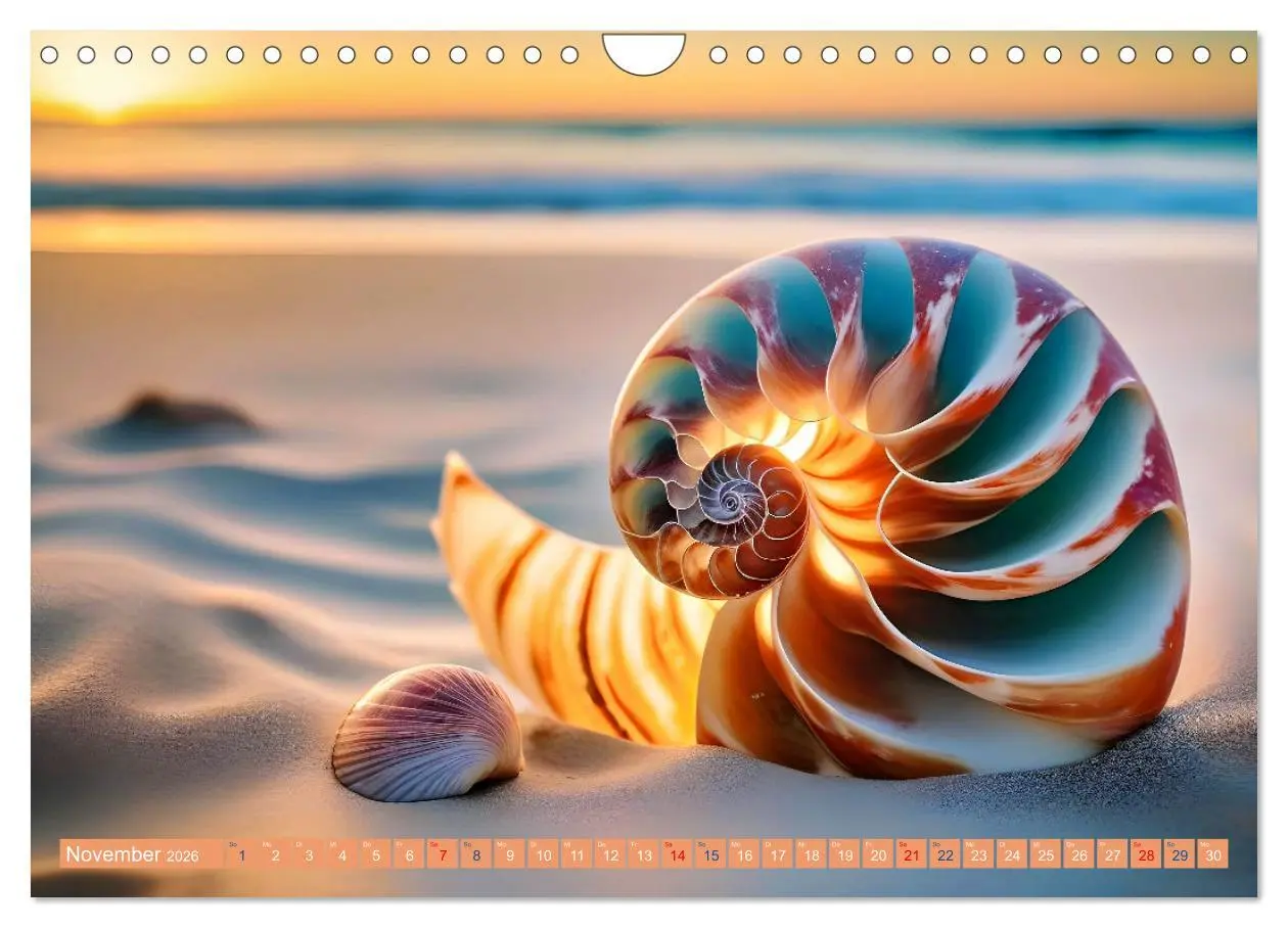 Bild: 9783457326244 | Faszination Muscheln (Wandkalender 2026 DIN A4 quer), CALVENDO...