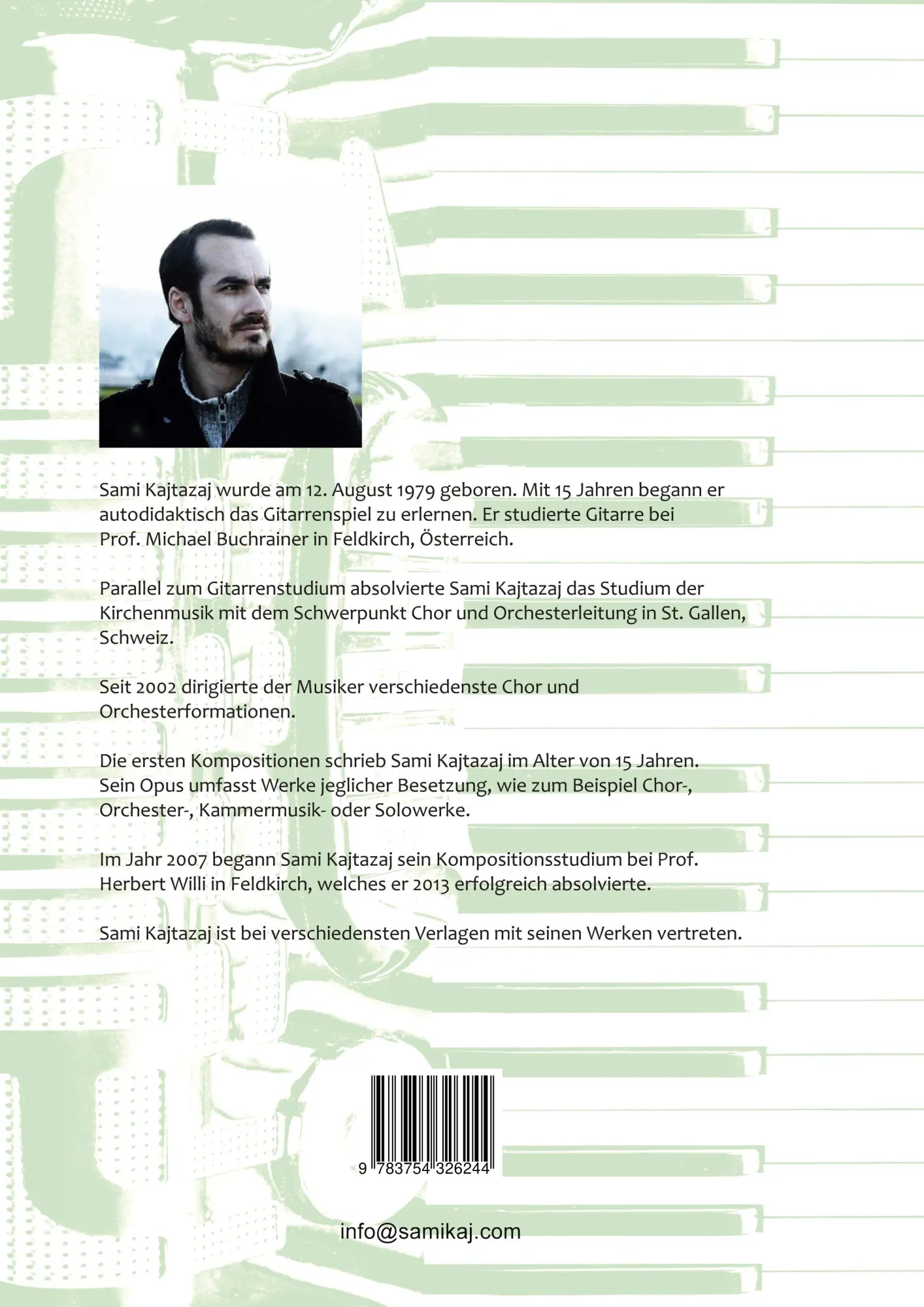 Rückseite: 9783754326244 | Follow me 1 | Musik für Akkordeon - Band 1 | Sami Kajtazaj | Buch
