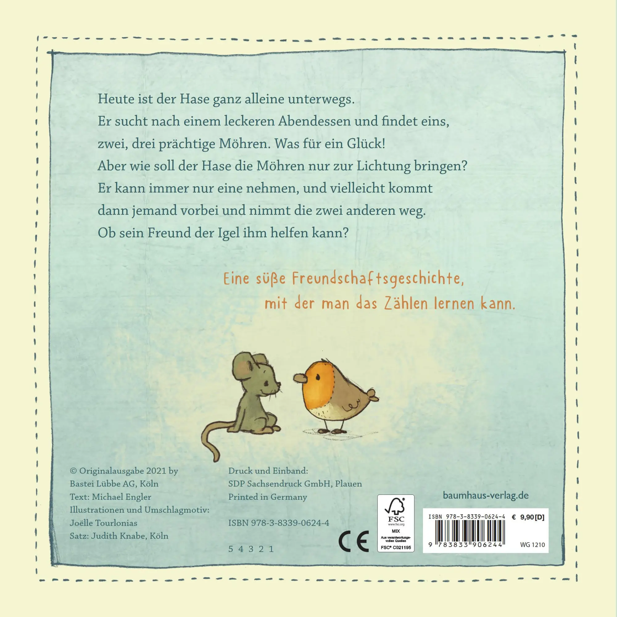 Bild: 9783833906244 | Hase, Igel und 1, 2, 3 Möhren (Pappbilderbuch) | Michael Engler | Buch