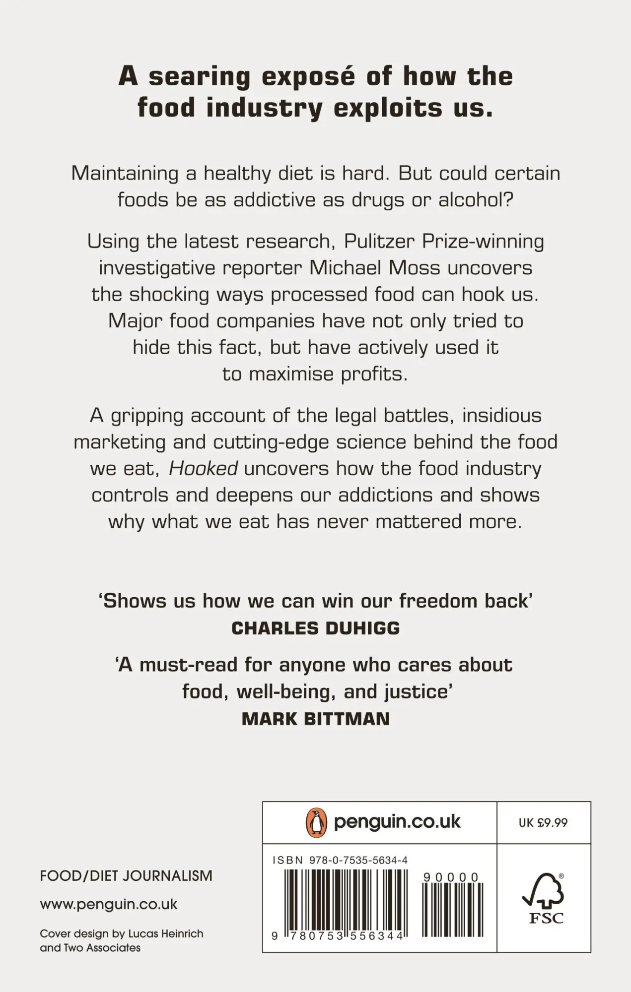 Rückseite: 9780753556344 | Hooked | How We Became Addicted to Processed Food | Michael Moss