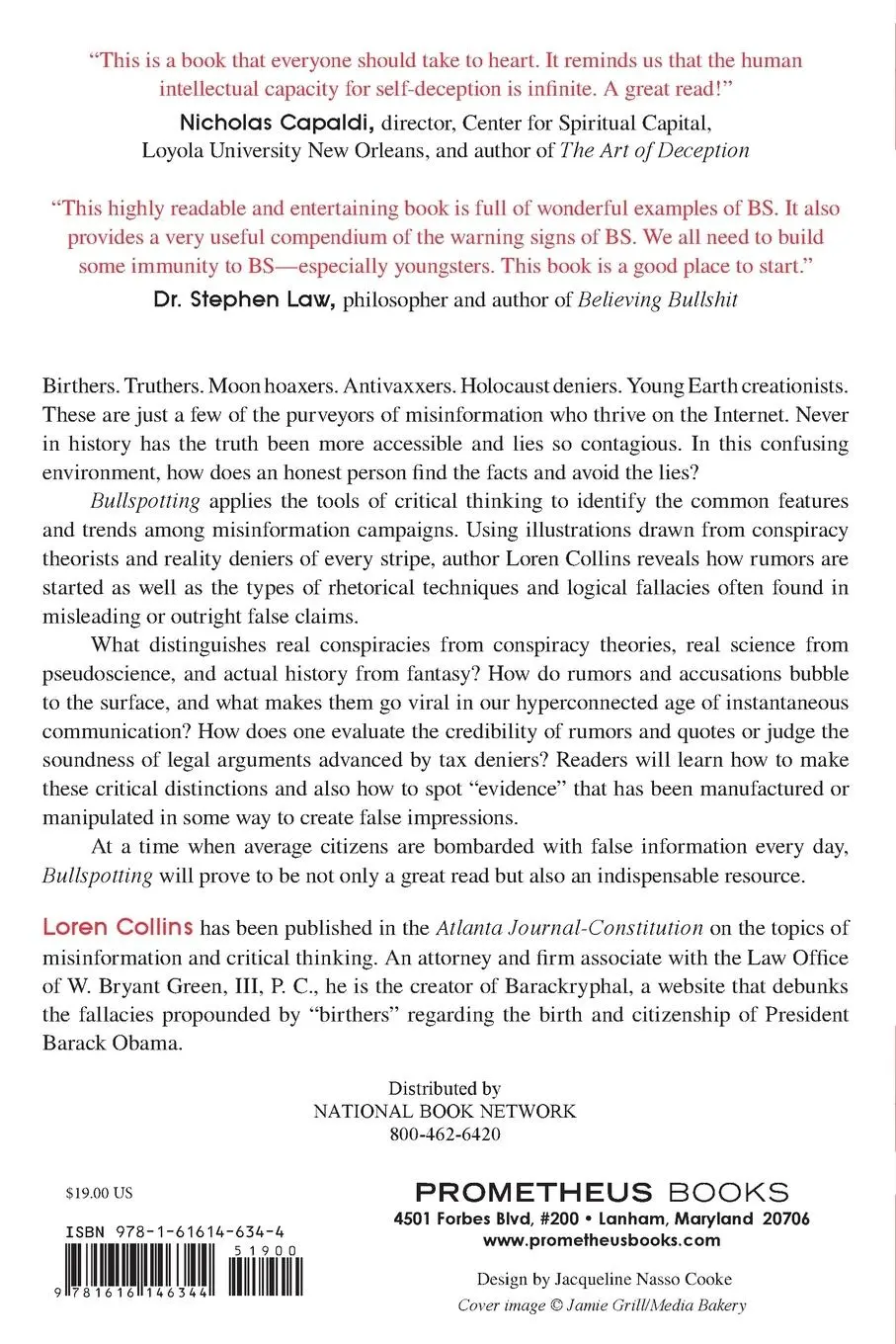 Rückseite: 9781616146344 | Bullspotting | Finding Facts in the Age of Misinformation | Collins