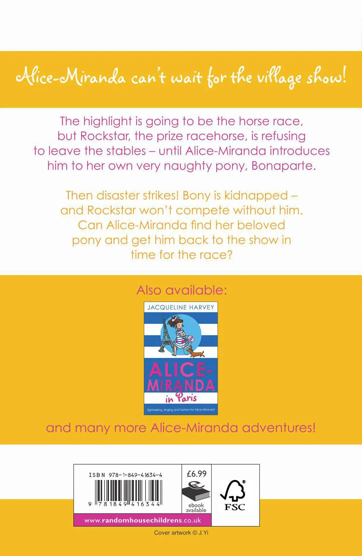 Rückseite: 9781849416344 | Alice-Miranda Shows the Way | Jacqueline Harvey | Taschenbuch | 2014