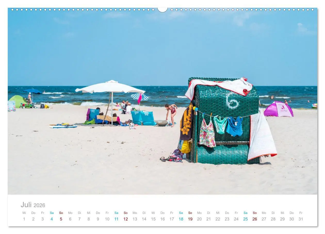Bild: 9783457626344 | Insel Usedom - It's Summer Time (Wandkalender 2026 DIN A2 quer),...