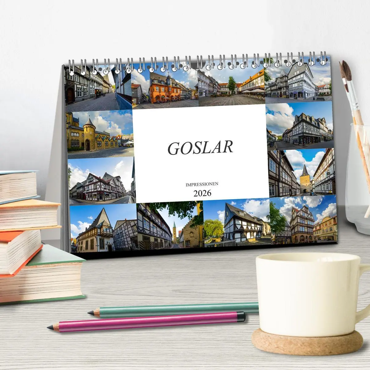 Bild: 9783457936344 | Goslar Impressionen (Tischkalender 2026 DIN A5 quer), CALVENDO...