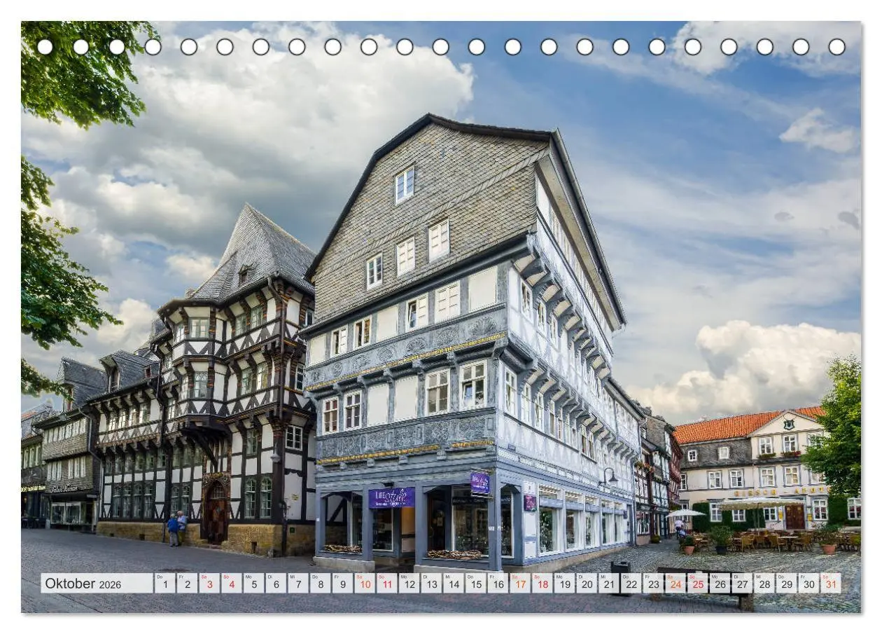 Bild: 9783457936344 | Goslar Impressionen (Tischkalender 2026 DIN A5 quer), CALVENDO...