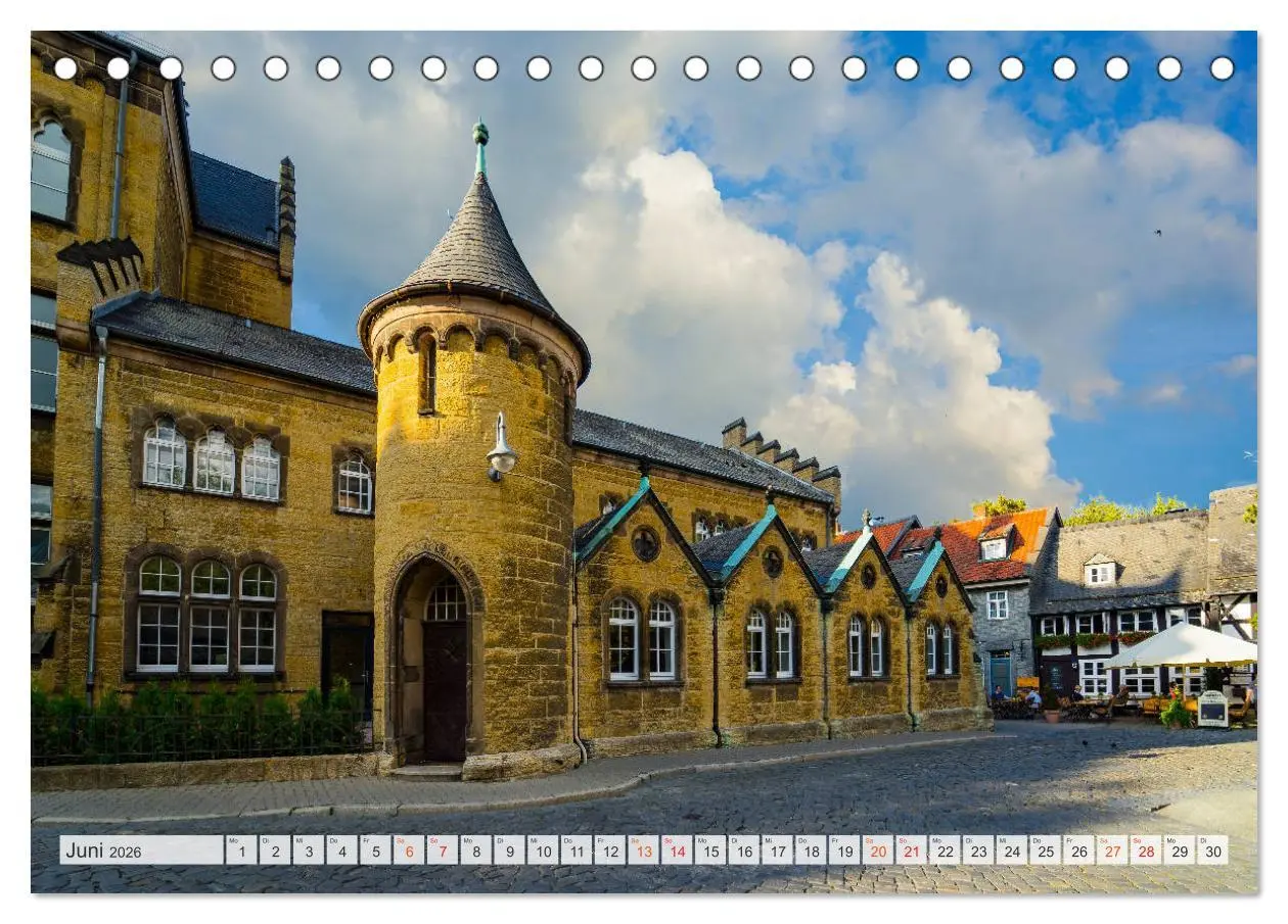 Bild: 9783457936344 | Goslar Impressionen (Tischkalender 2026 DIN A5 quer), CALVENDO...