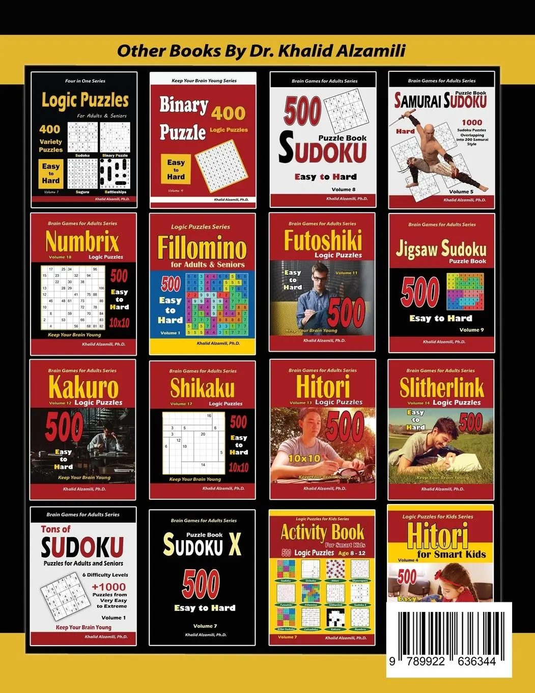 Rückseite: 9789922636344 | Sudoku | 500 Medium Puzzles | Khalid Alzamili | Taschenbuch | Englisch