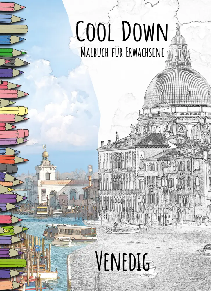 Cover: 4260068866444 | Cool Down Malbuch für Erwachsene: Venedig | York P. Herpers | Buch