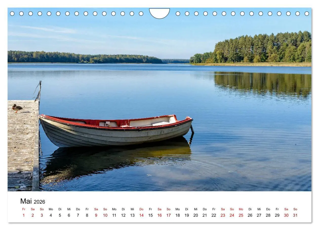 Bild: 9783457926444 | Masuren 2026 - Land der 1000 Seen (Wandkalender 2026 DIN A4 quer),...