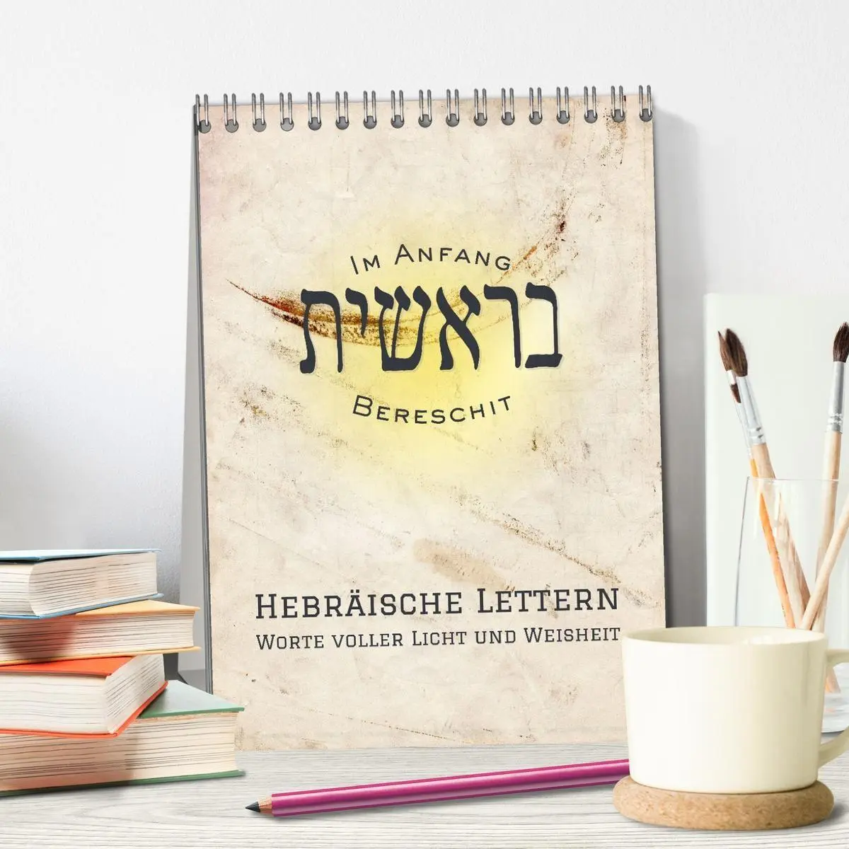 Bild: 9783516706444 | Hebräische Lettern - Worte voller Licht und Weisheit (Tischkalender...