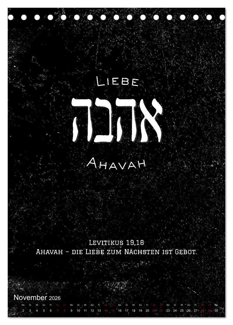 Bild: 9783516706444 | Hebräische Lettern - Worte voller Licht und Weisheit (Tischkalender...