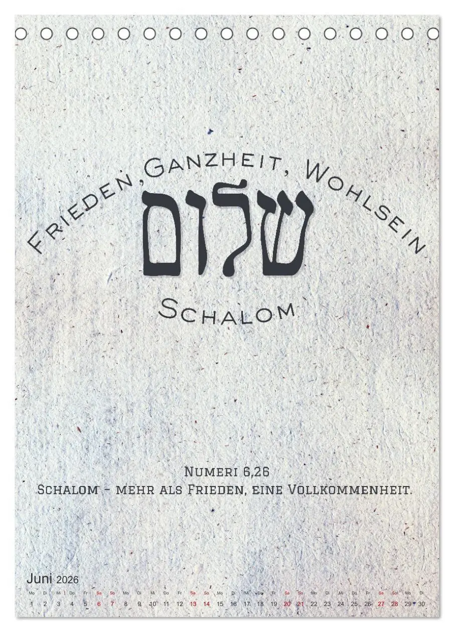 Bild: 9783516706444 | Hebräische Lettern - Worte voller Licht und Weisheit (Tischkalender...
