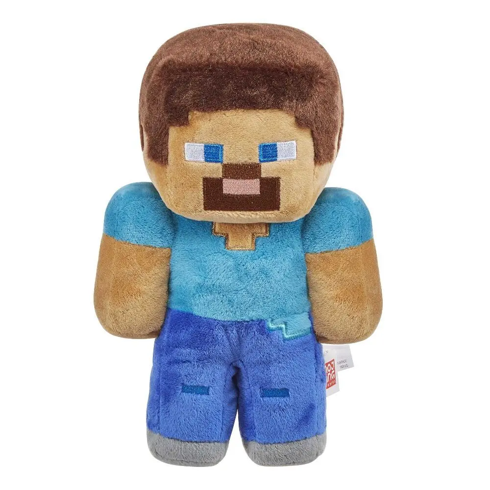 Bild: 194735066544 | Minecraft 8" Basic Plush Steve | Ohne Verpackung mit Anhänger | 2024