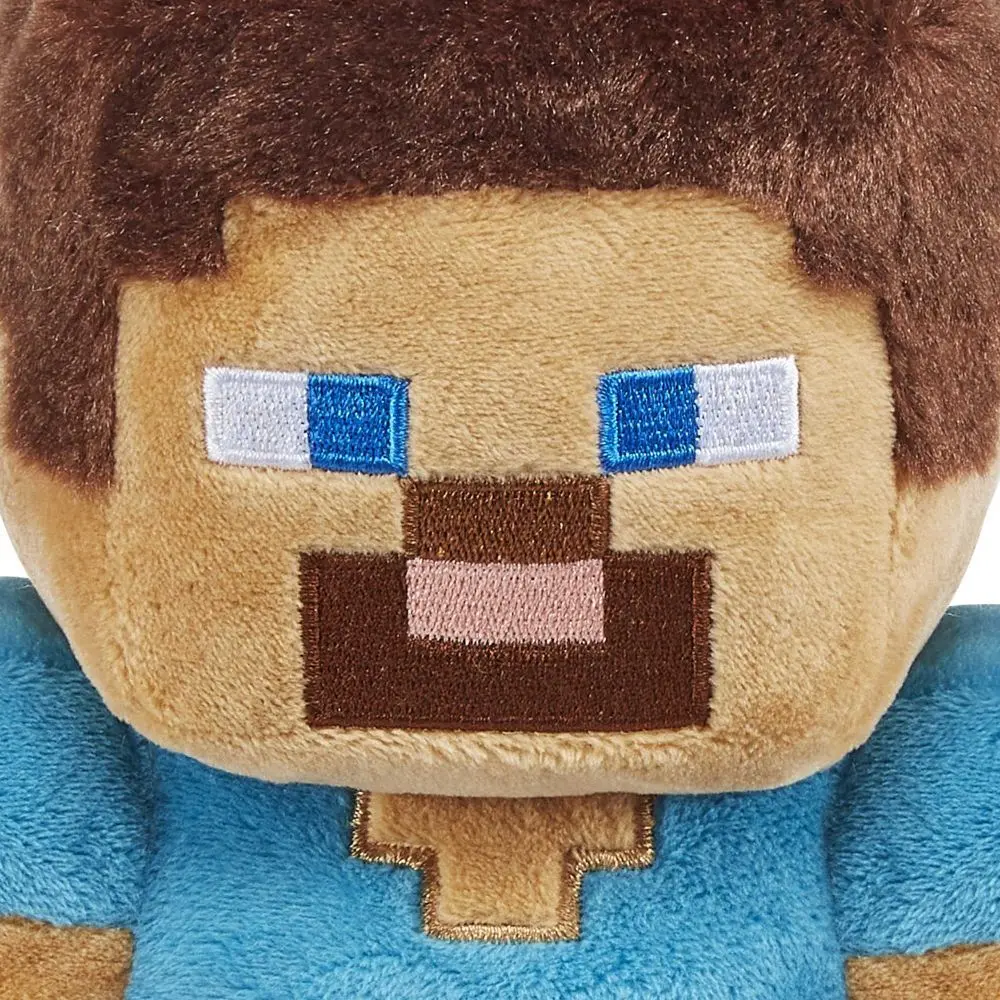Bild: 194735066544 | Minecraft 8" Basic Plush Steve | Ohne Verpackung mit Anhänger | 2024