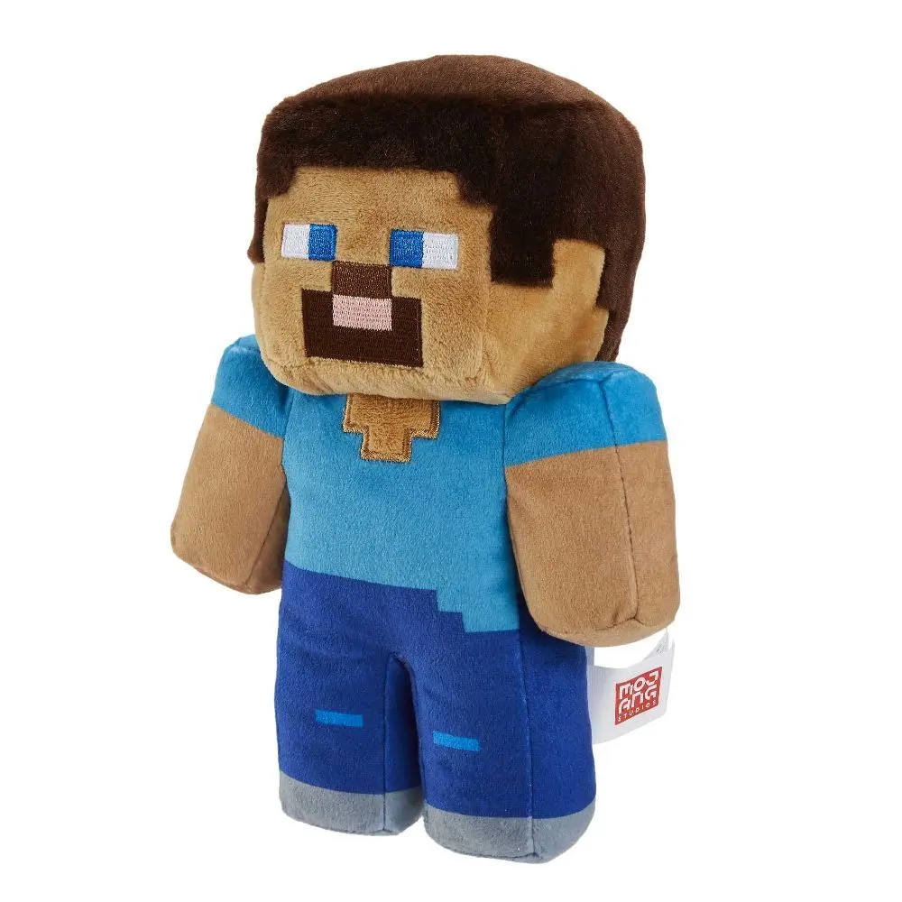 Bild: 194735066544 | Minecraft 8" Basic Plush Steve | Ohne Verpackung mit Anhänger | 2024