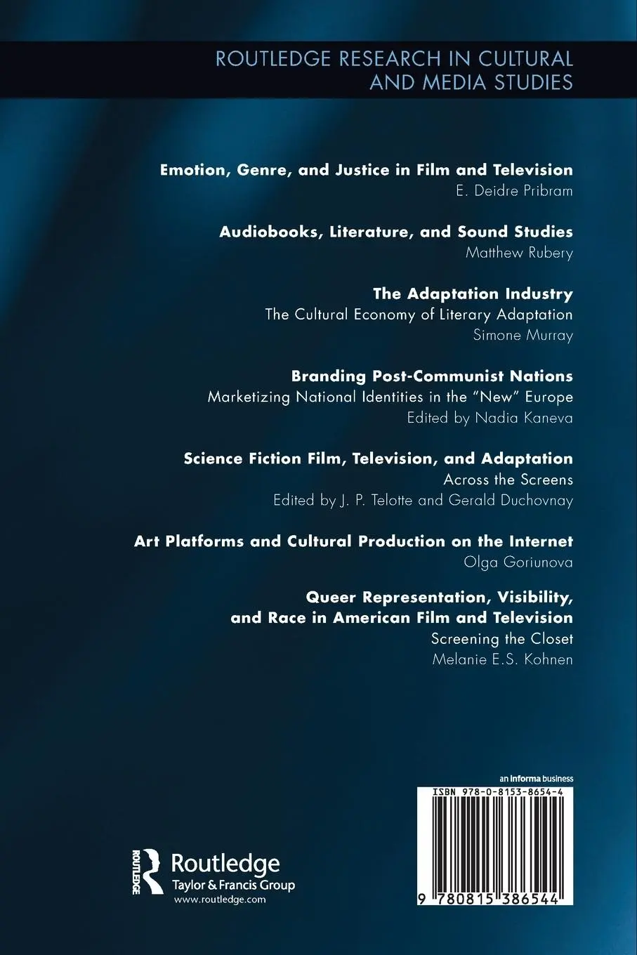 Rückseite: 9780815386544 | Queer Representation, Visibility, and Race in American Film and...