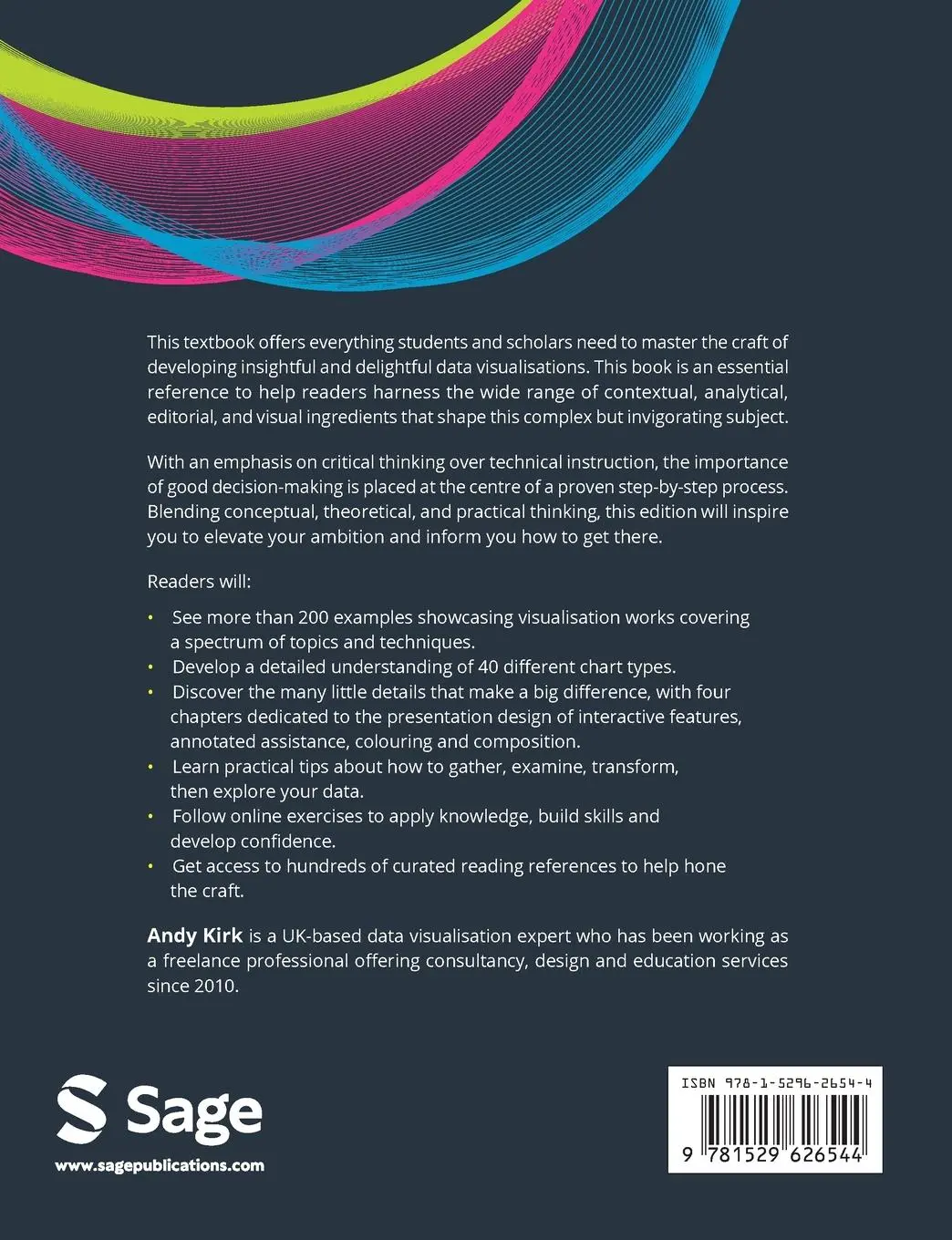Rückseite: 9781529626544 | Data Visualisation | A Handbook for Data Driven Design | Andy Kirk