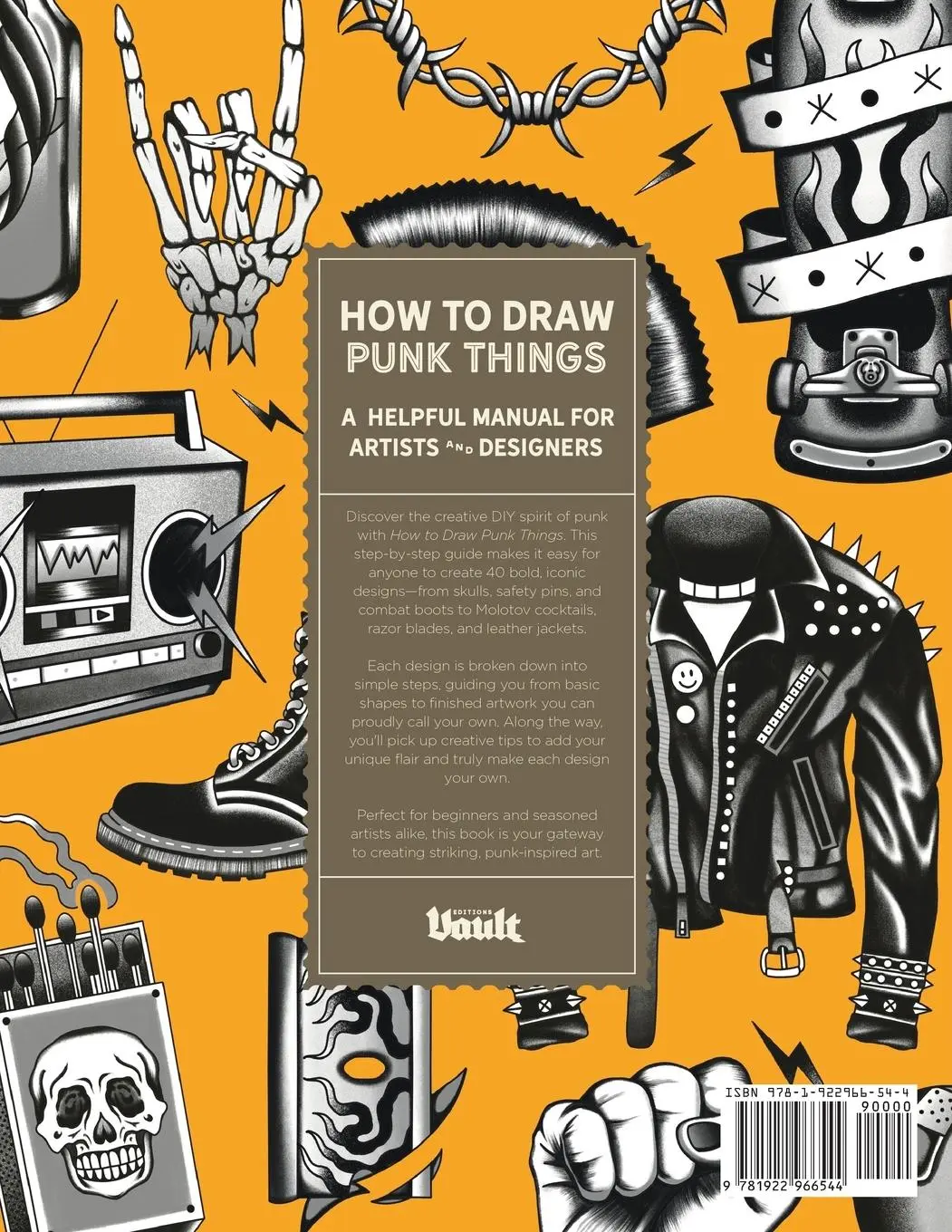 Rückseite: 9781922966544 | How to Draw Punk Things | Kale James | Taschenbuch | Englisch | 2024