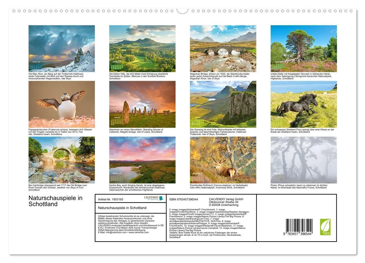 Bild: 9783457396544 | Naturschauspiele in Schottland (hochwertiger Premium Wandkalender...