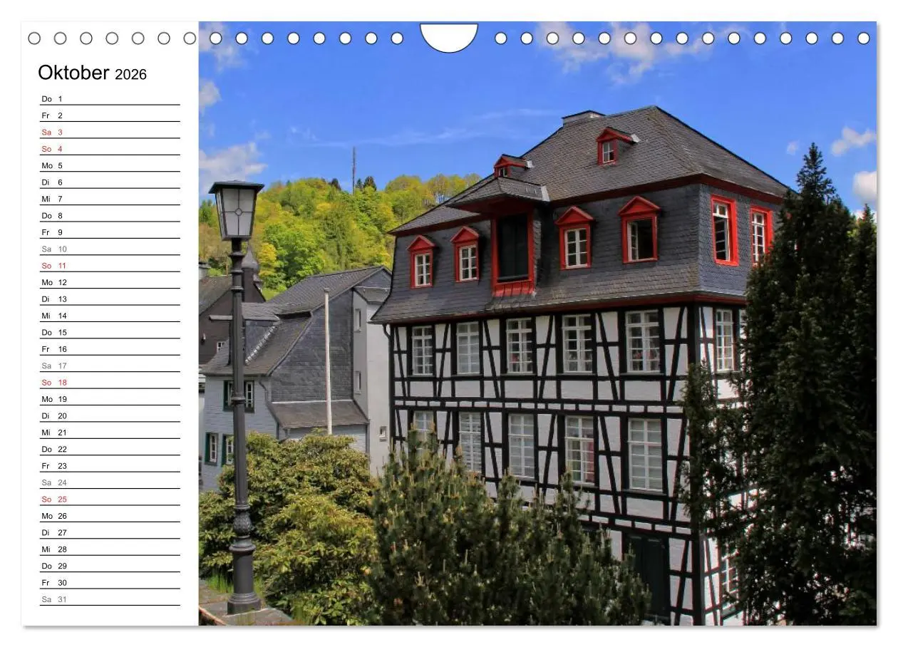 Bild: 9783516006544 | Eine Perle in der Eifel - Monschau (Wandkalender 2026 DIN A4 quer),...