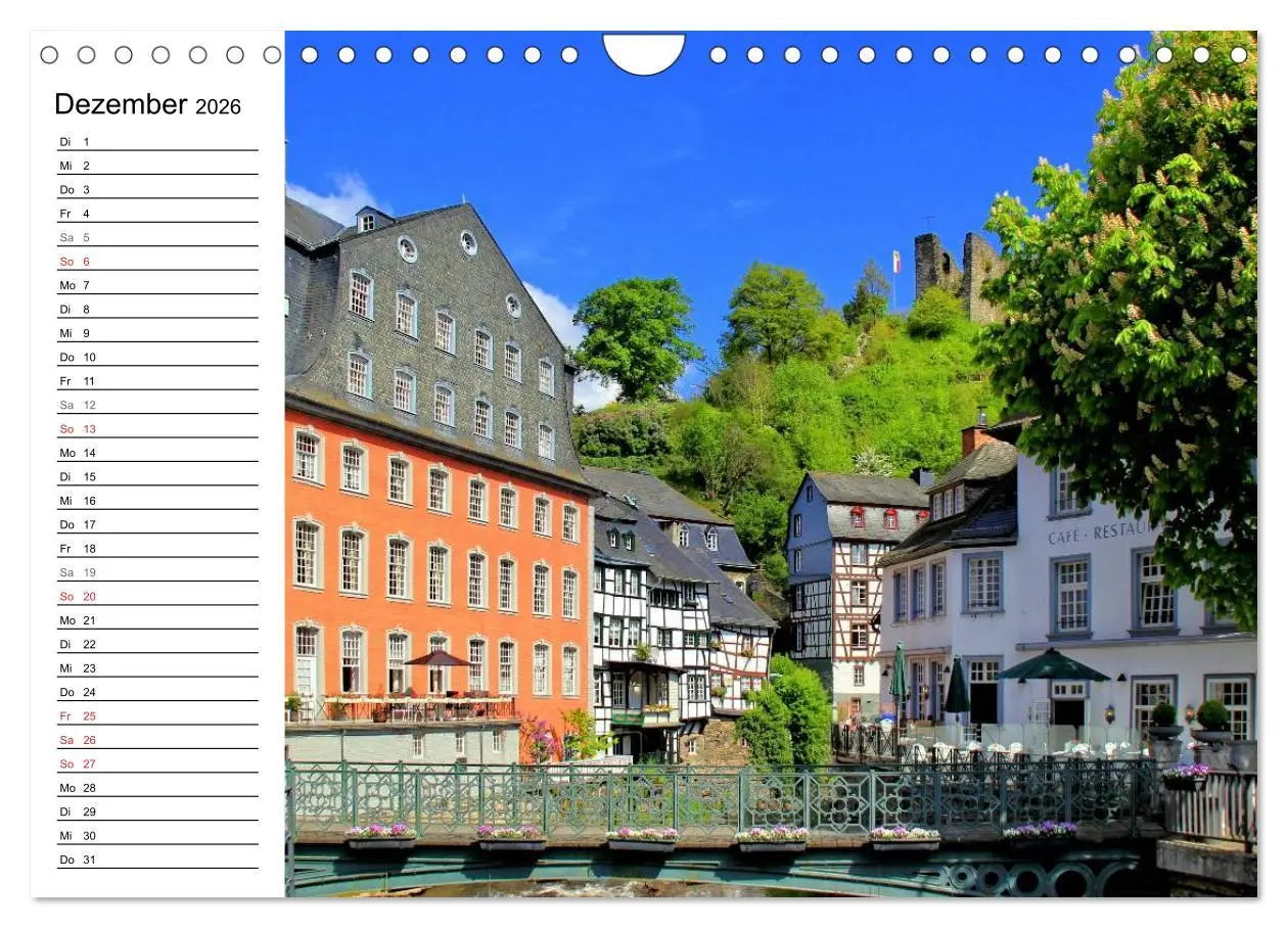 Bild: 9783516006544 | Eine Perle in der Eifel - Monschau (Wandkalender 2026 DIN A4 quer),...