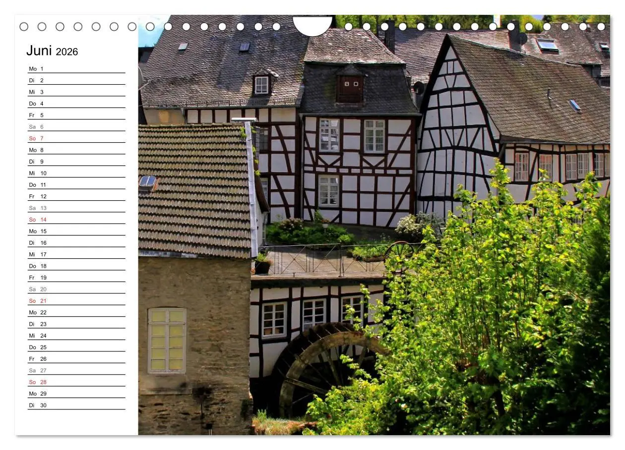 Bild: 9783516006544 | Eine Perle in der Eifel - Monschau (Wandkalender 2026 DIN A4 quer),...