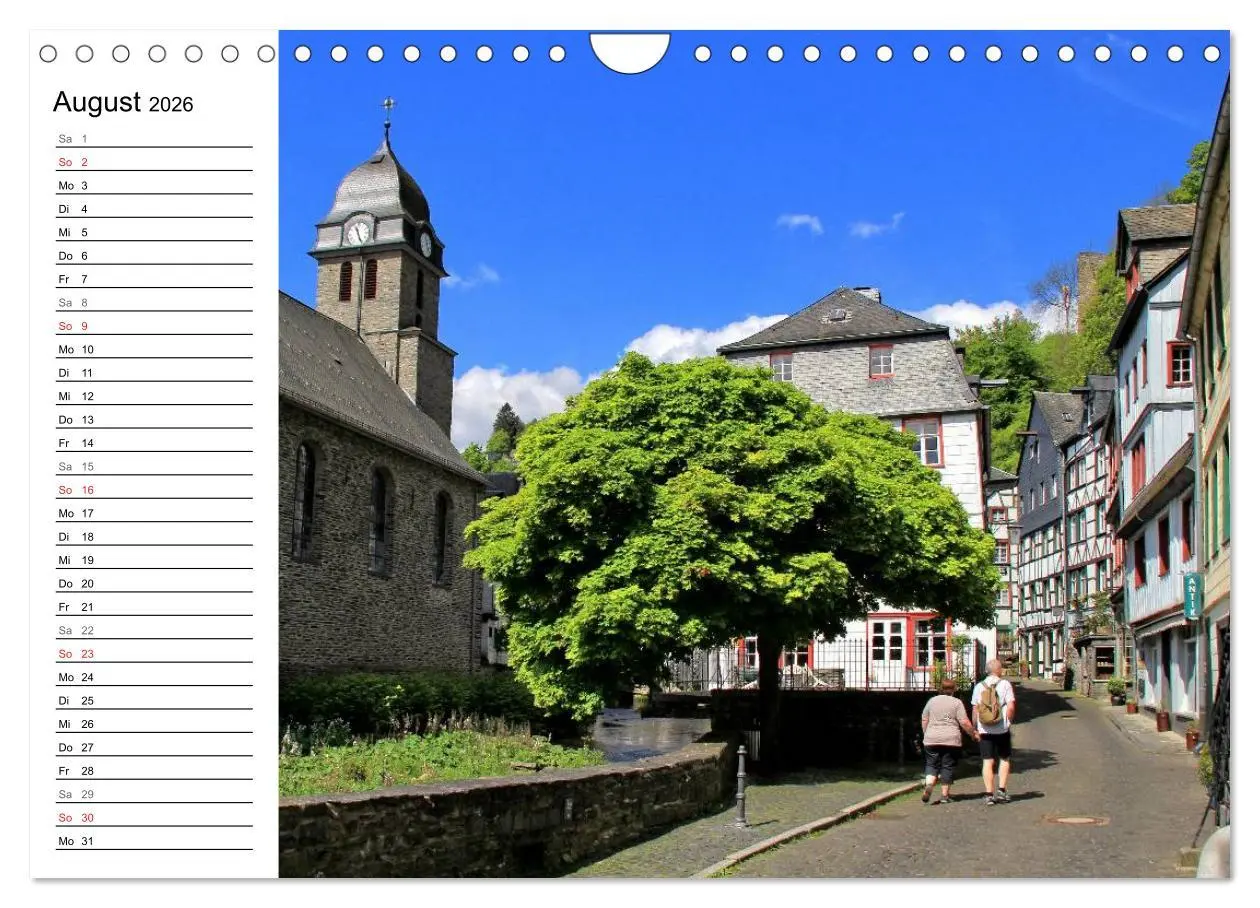 Bild: 9783516006544 | Eine Perle in der Eifel - Monschau (Wandkalender 2026 DIN A4 quer),...