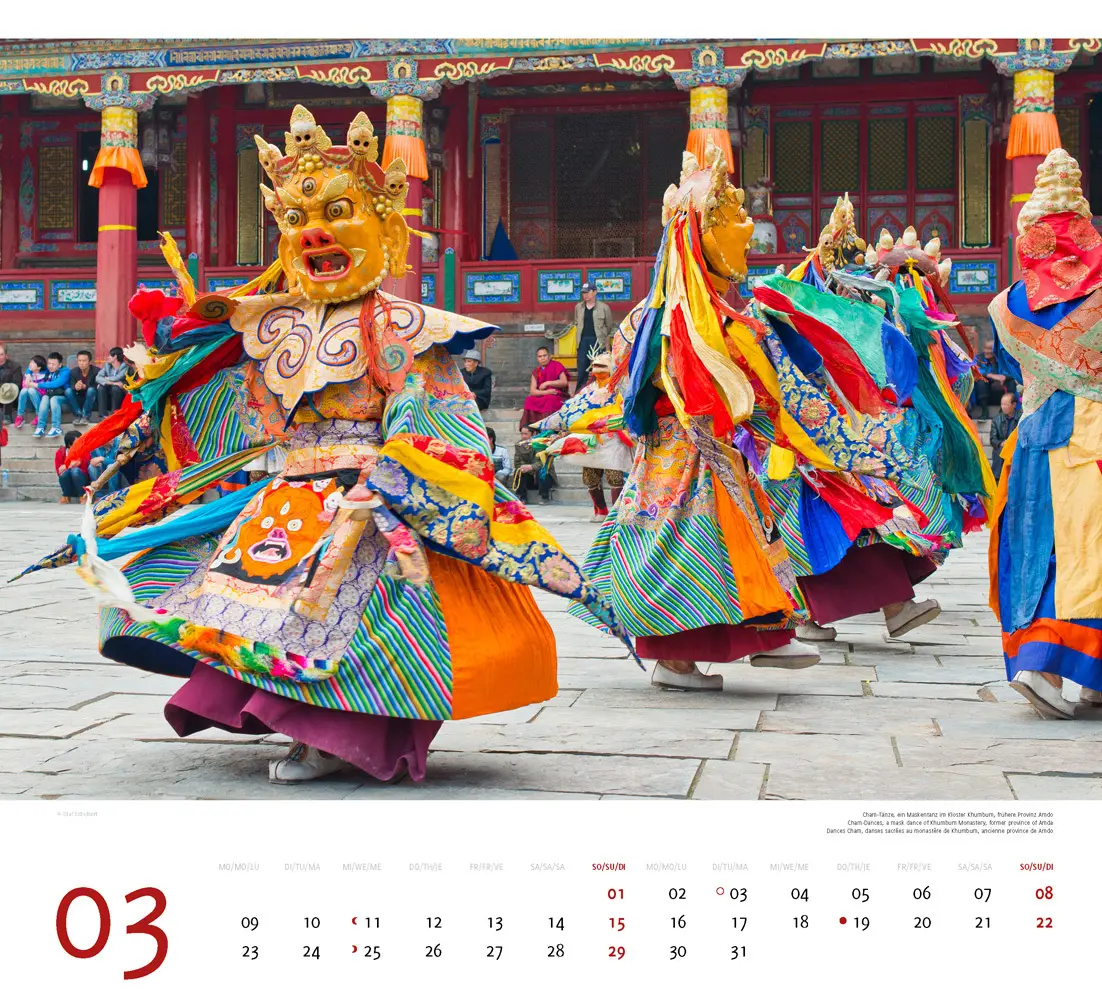 Bild: 9783938916544 | Tibet 2026 | Premium-Wandkalender Großformat 48,5 x 44cm | Schubert