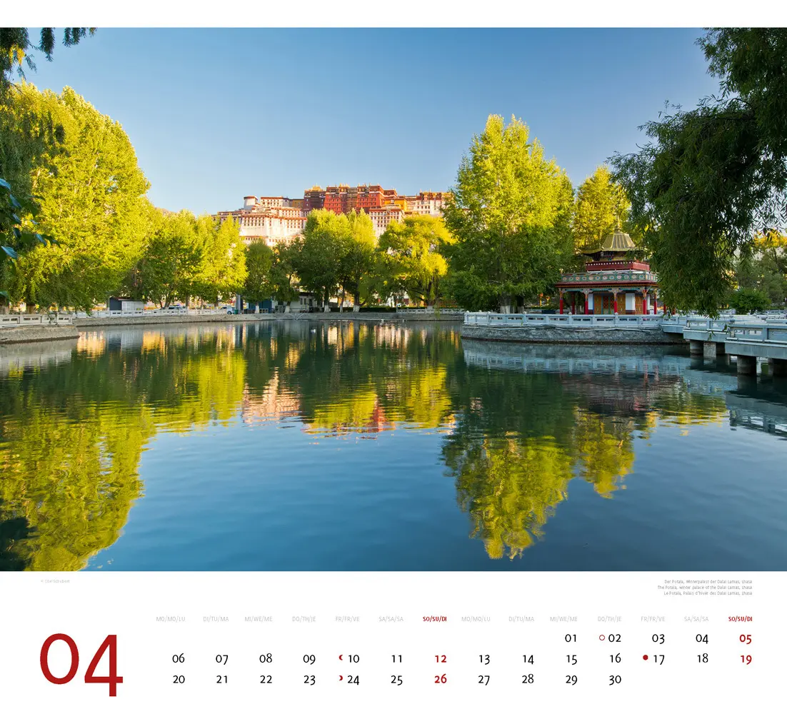 Bild: 9783938916544 | Tibet 2026 | Premium-Wandkalender Großformat 48,5 x 44cm | Schubert
