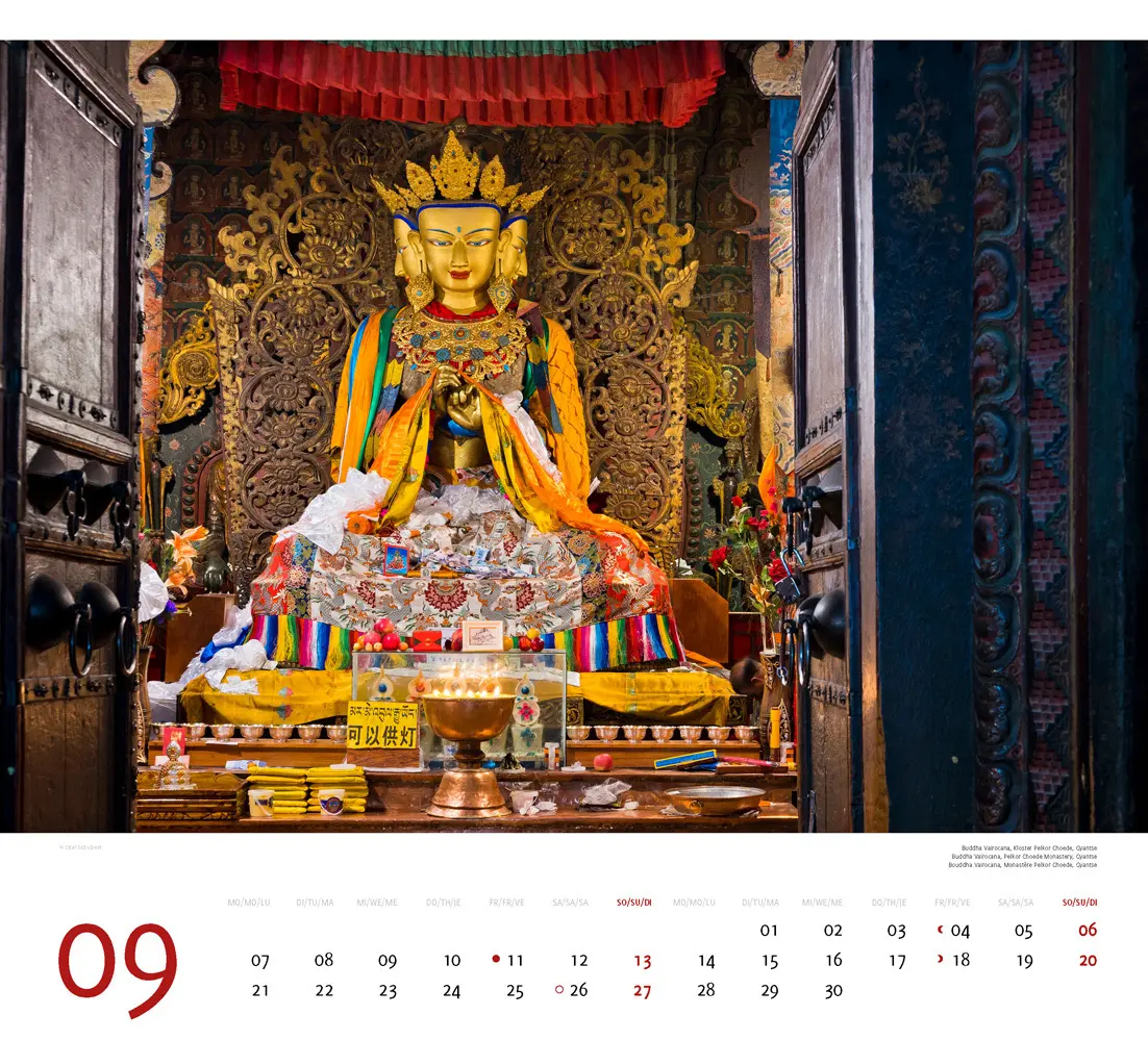 Bild: 9783938916544 | Tibet 2026 | Premium-Wandkalender Großformat 48,5 x 44cm | Schubert