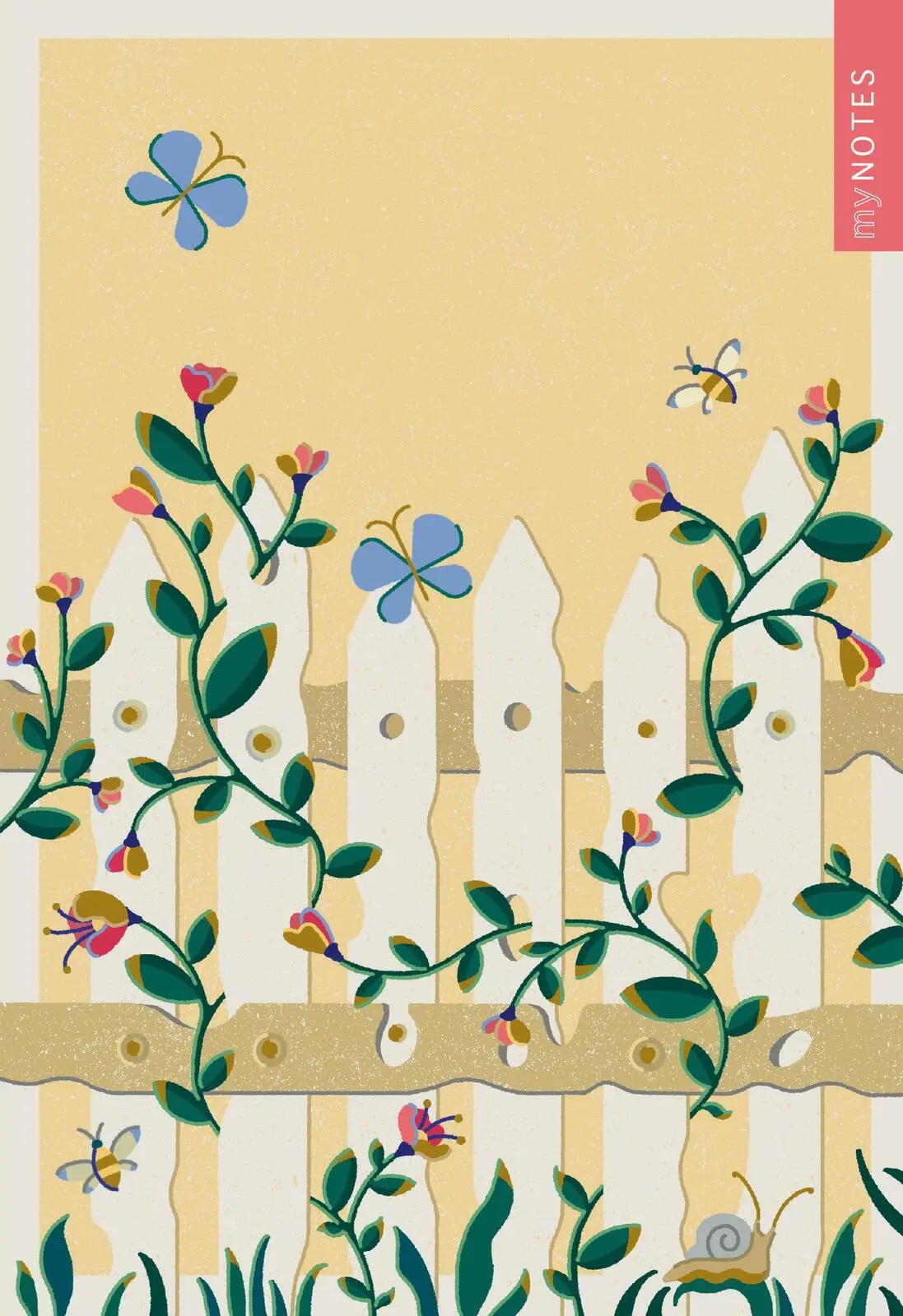 Bild: 4014489136644 | myNOTES Papeterie: Notizheft Cottage Style: Blumenranken | Rawicka