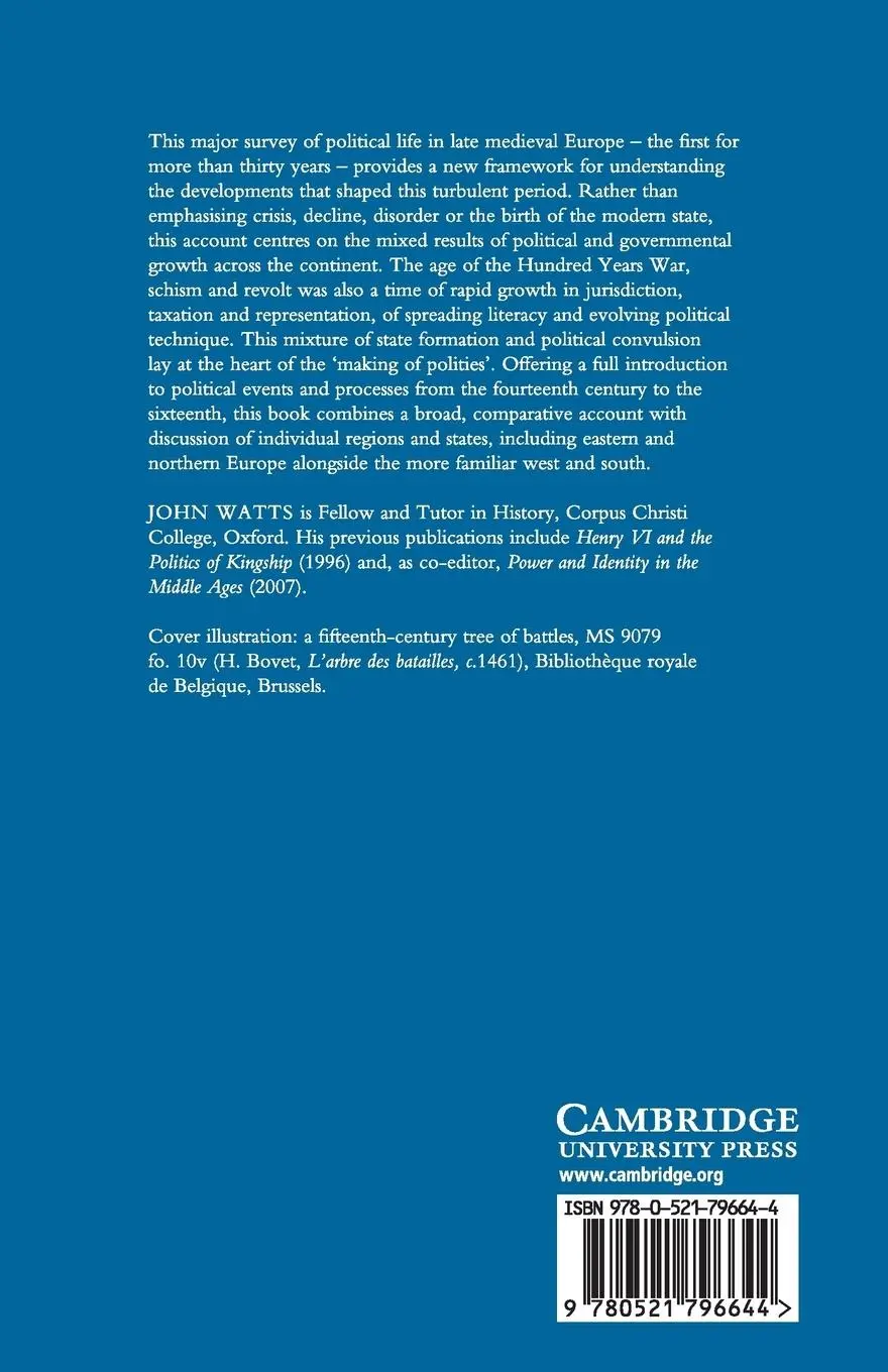 Rückseite: 9780521796644 | The Making of Polities | John Watts | Taschenbuch | Englisch | 2015