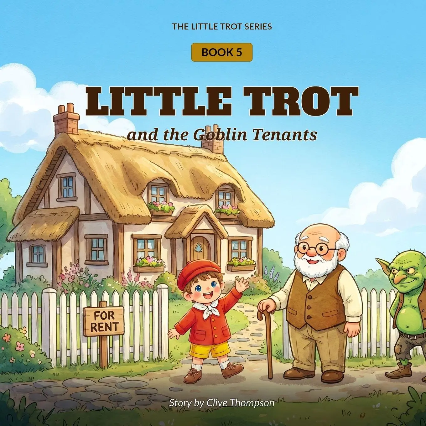 Cover: 9782970206644 | LITTLE TROT AND THE GOBLIN TENANTS | Financial Literacy for Kids