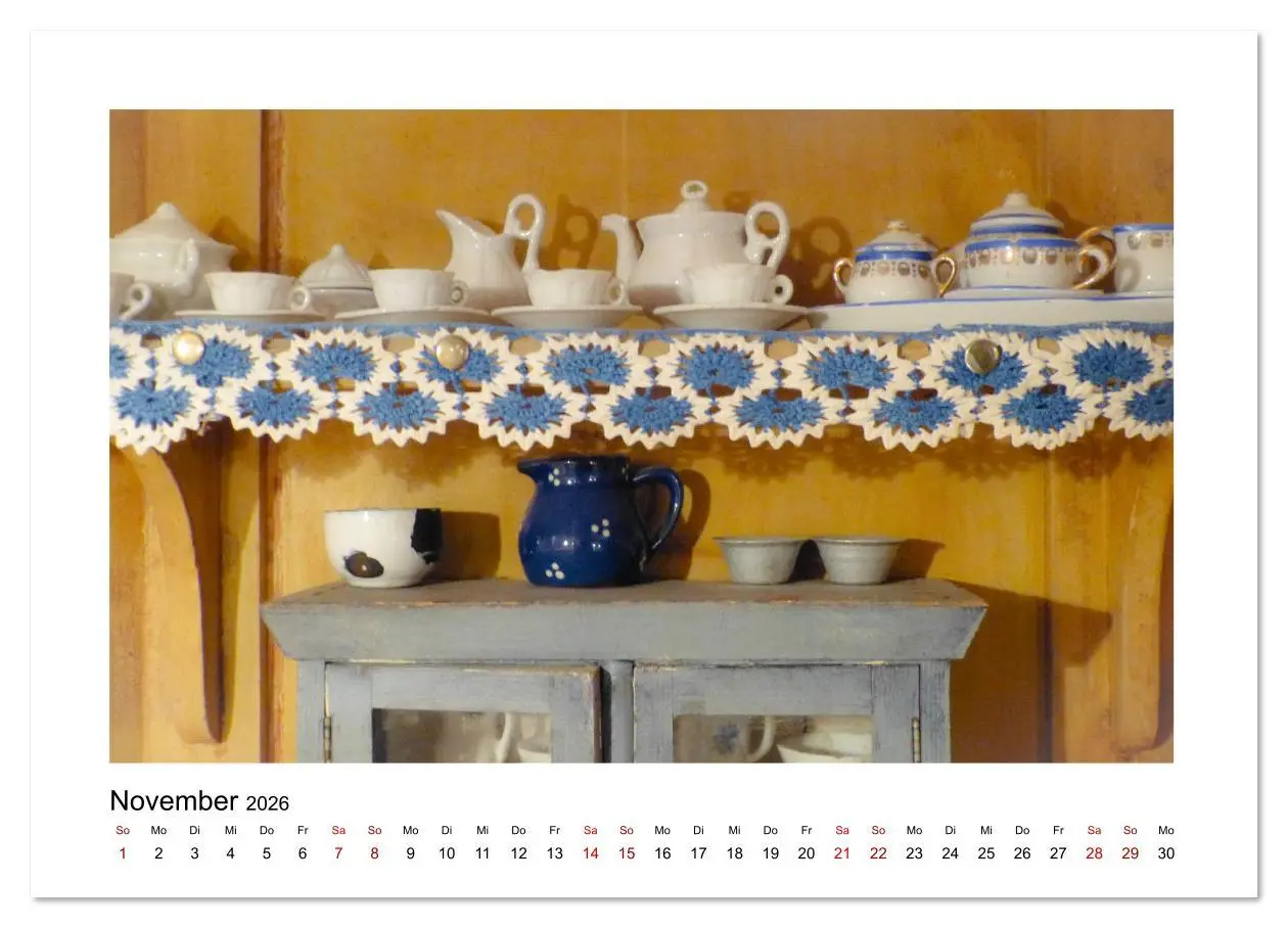 Bild: 9783516236644 | Altes Puppengeschirr (Wandkalender 2026 DIN A4 quer), CALVENDO...