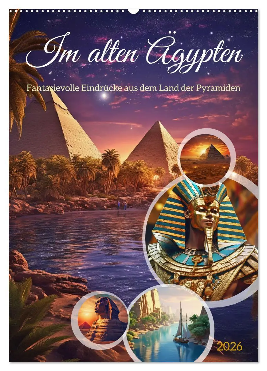 Cover: 9783516306644 | Im alten Ägypten (Wandkalender 2026 DIN A2 hoch), CALVENDO...