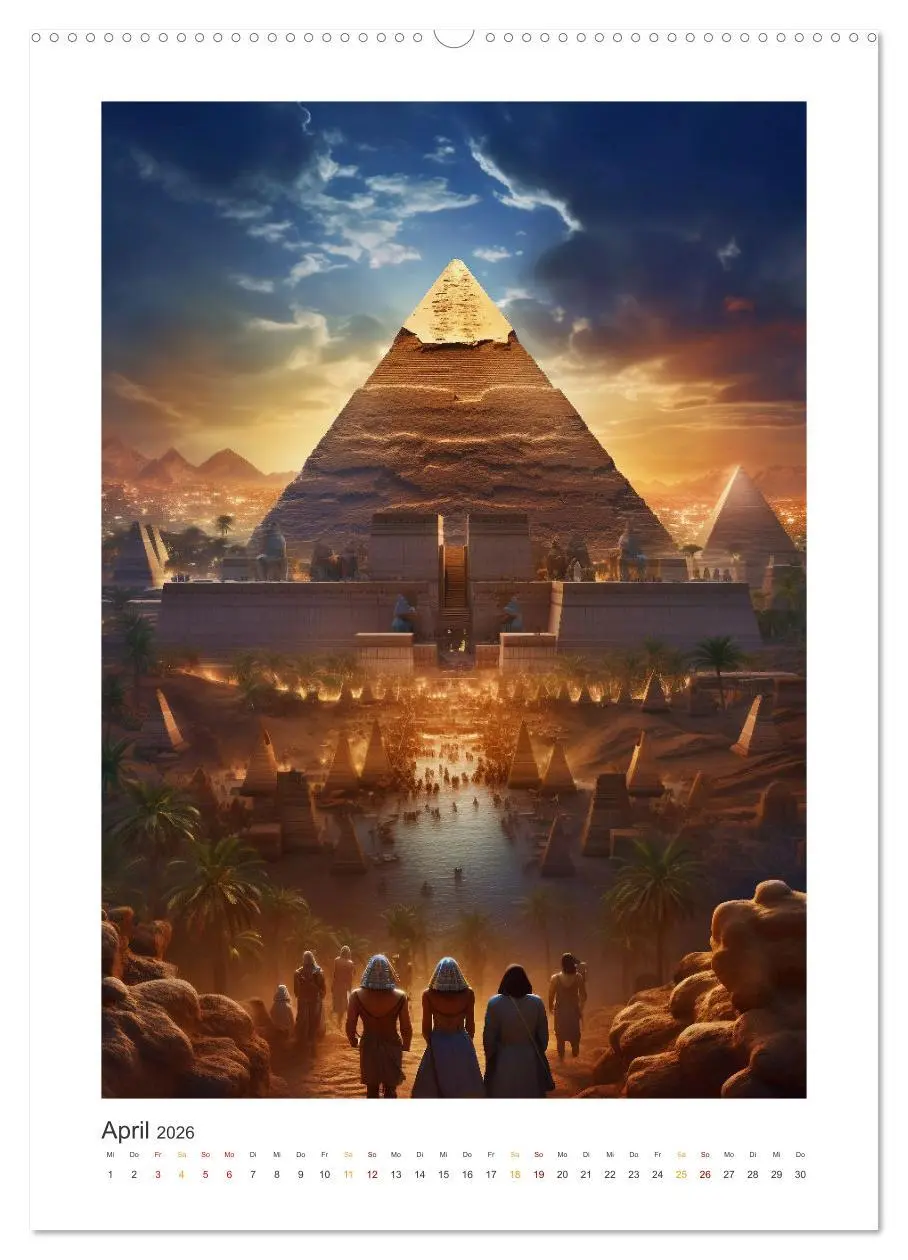 Bild: 9783516306644 | Im alten Ägypten (Wandkalender 2026 DIN A2 hoch), CALVENDO...