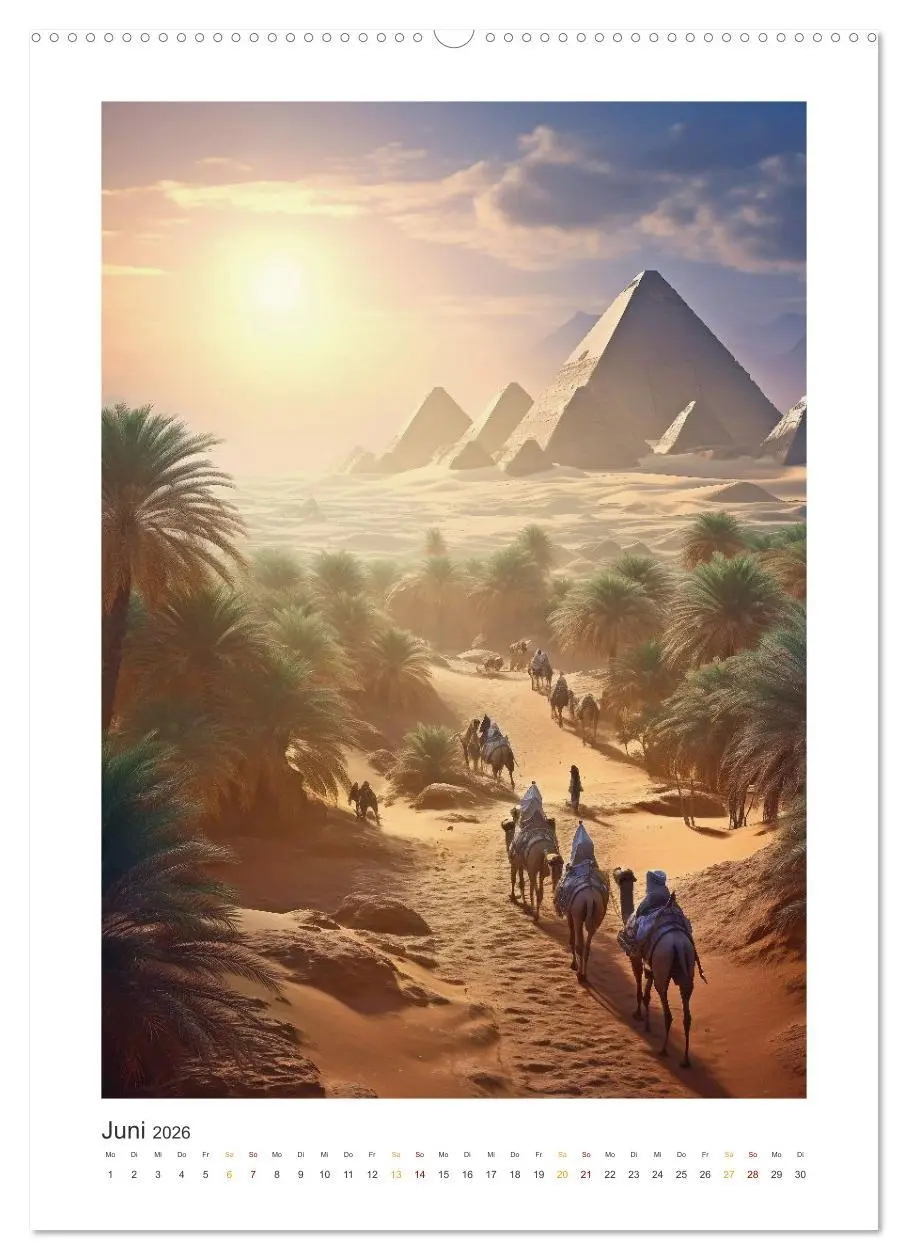 Bild: 9783516306644 | Im alten Ägypten (Wandkalender 2026 DIN A2 hoch), CALVENDO...