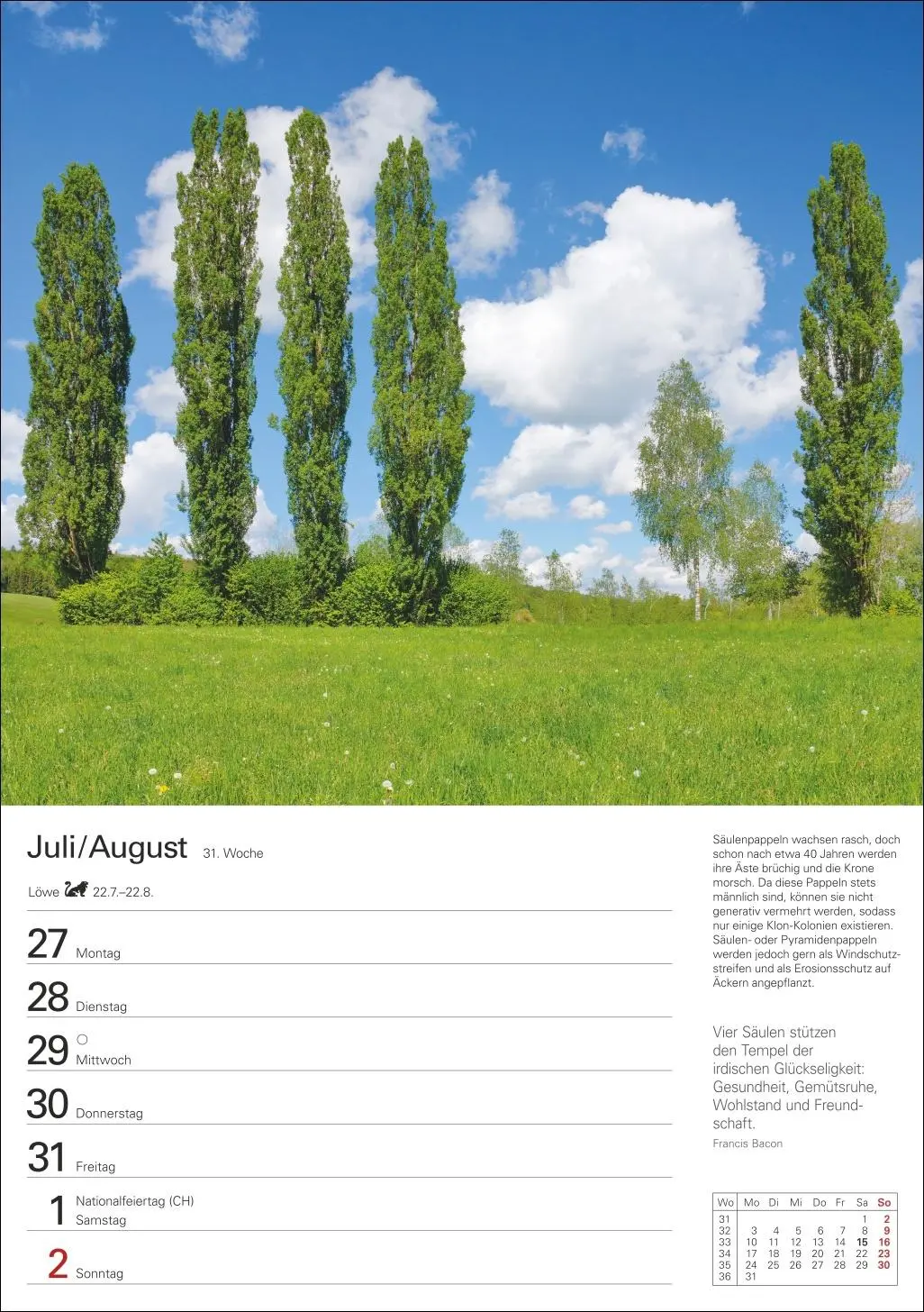 Bild: 9783840036644 | Bäume Wochenplaner 2026 - 53 stimmungsvolle Fotografien | Kalender