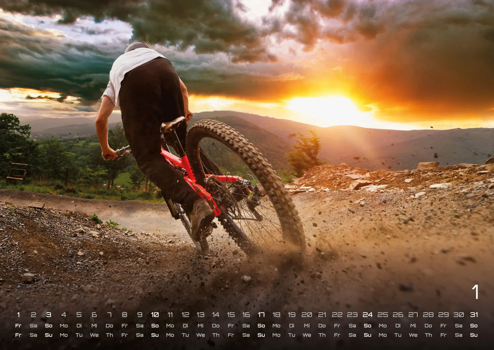 Bild: 9783986736644 | MTB Mountainbike - 2027 - Kalender DIN A2 | GP-Fever. de | Kalender