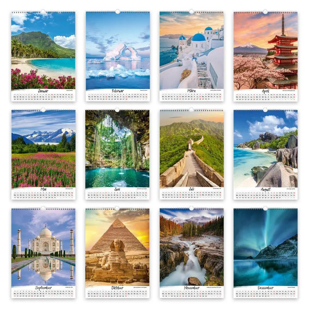 Bild: 9783988026644 | TRÖTSCH - Großbildkalender Traumziele 2027 | Wandkalender | KG | 24 S.