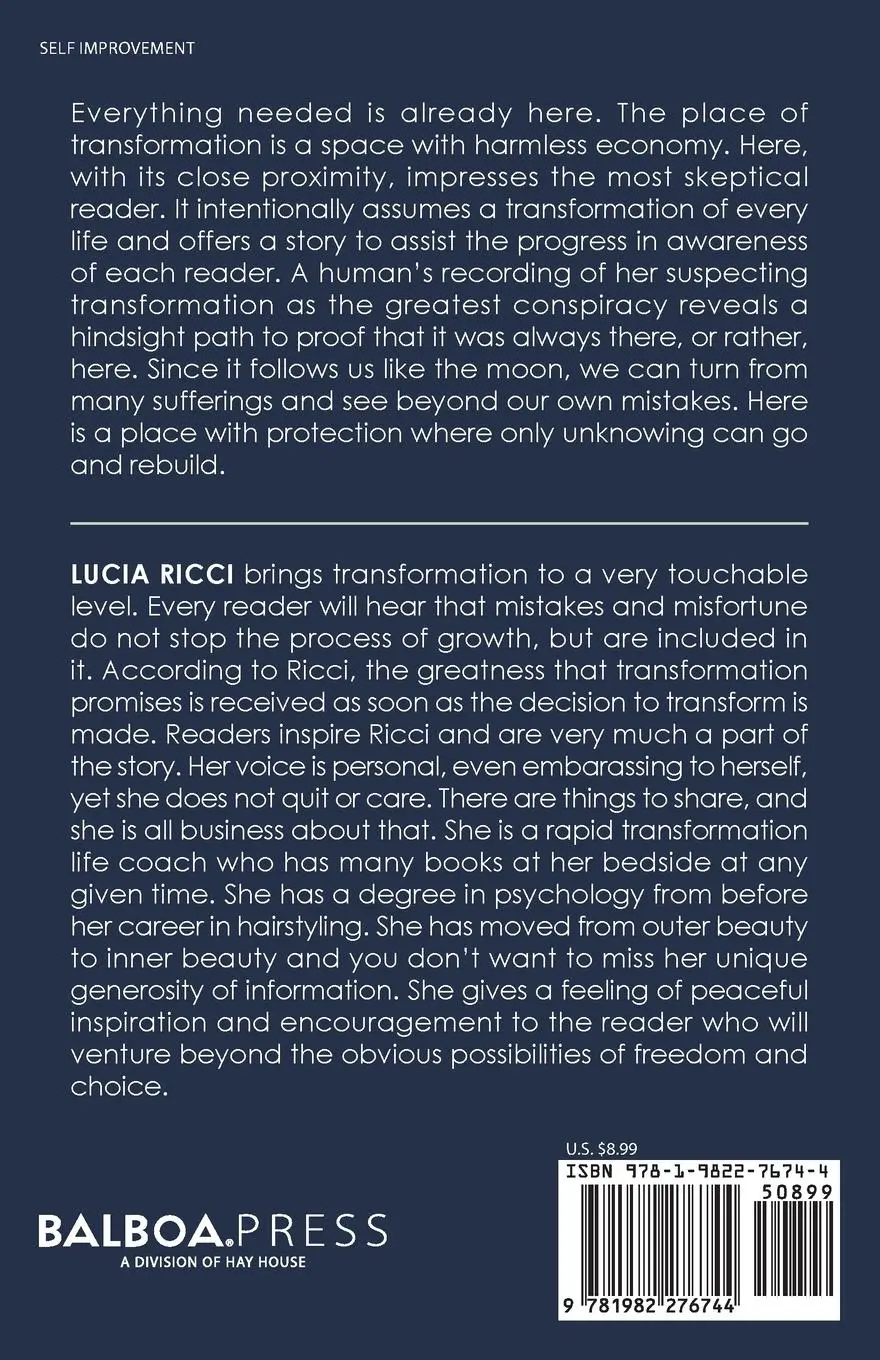 Rückseite: 9781982276744 | Here | A Place in Time for Transformation | Lucia Ricci | Taschenbuch
