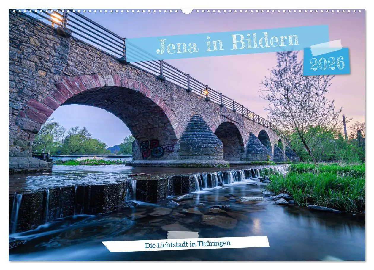 Cover: 9783457516744 | Jena in Bildern (Wandkalender 2026 DIN A2 quer), CALVENDO...