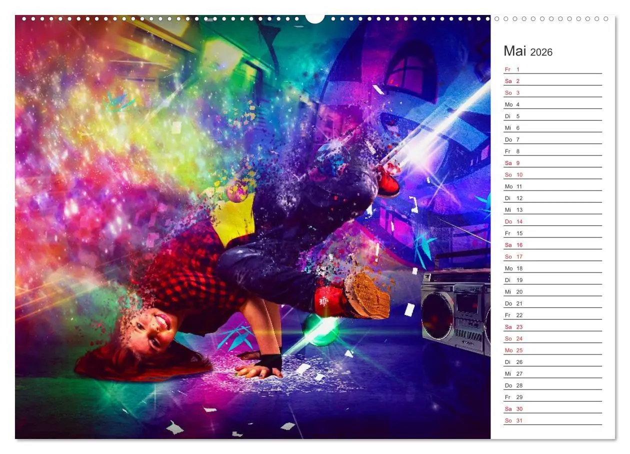 Bild: 9783457996744 | Break Dance (hochwertiger Premium Wandkalender 2026 DIN A2 quer),...