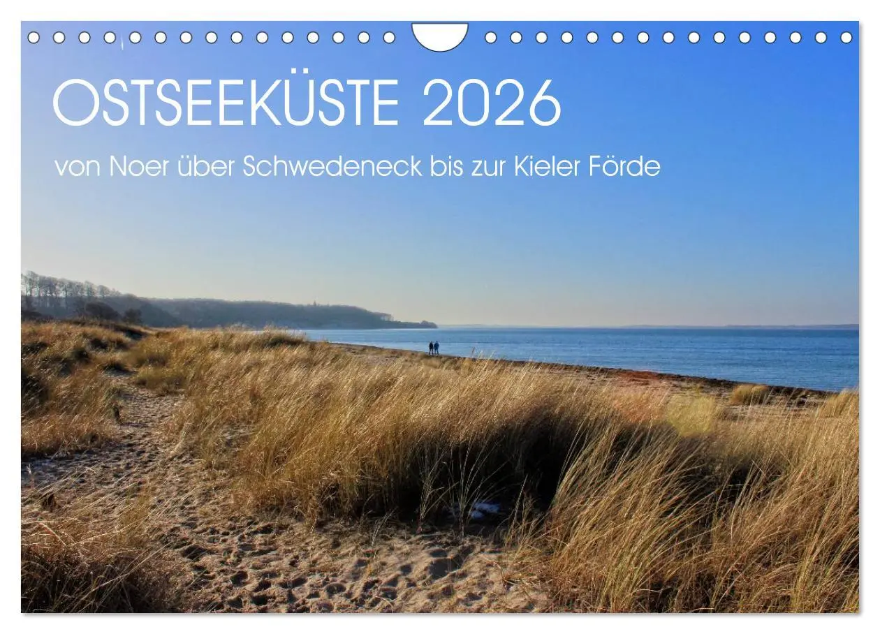 Cover: 9783516086744 | Ostseeküste 2026 (Wandkalender 2026 DIN A4 quer), CALVENDO...