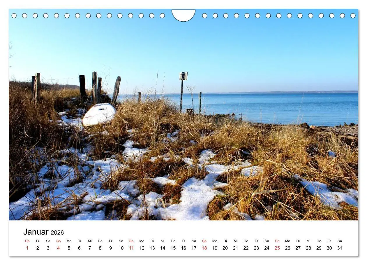 Bild: 9783516086744 | Ostseeküste 2026 (Wandkalender 2026 DIN A4 quer), CALVENDO...
